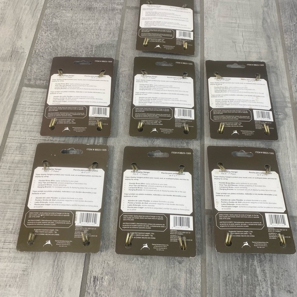 Gold Plate Display Hanger - Set of 7 - Picture 4 of 12